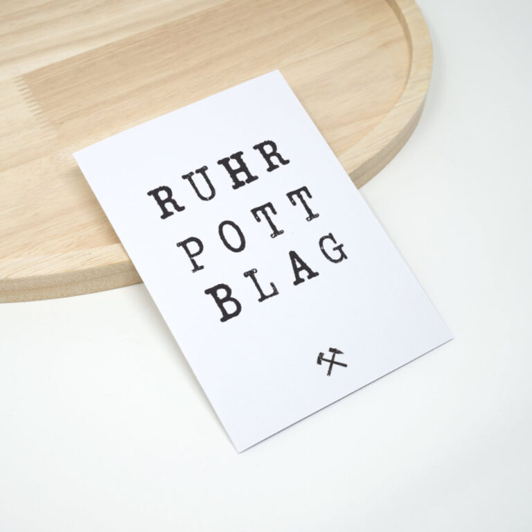 Ruhrpott Blag, Ruhrpott Karte Karten, Ruhrpott Sprüche Karten