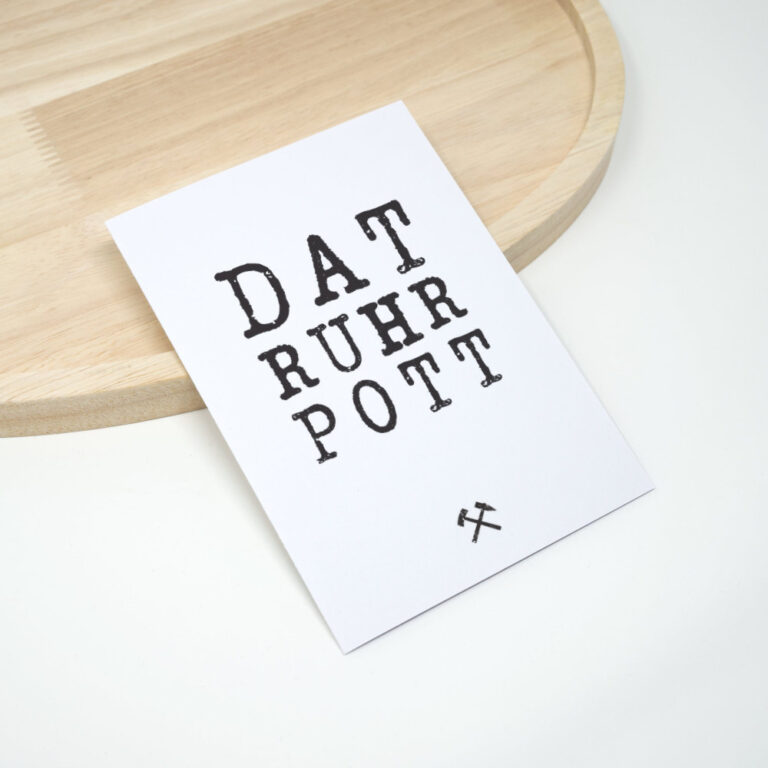 Dat Ruhrpott, Ruhrpott Karte Karten, Ruhrpott Sprüche Karten