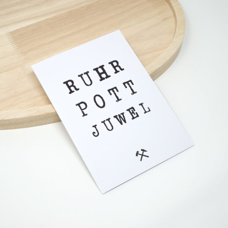 Ruhrpott Juwel, Ruhrpott Karte Karten, Ruhrpott Sprüche Karten