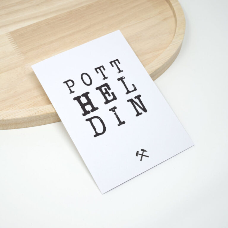 Pott Heldin, Ruhrpott Karte Karten, Muttertagskarten, Ruhrpott Sprüche Karten