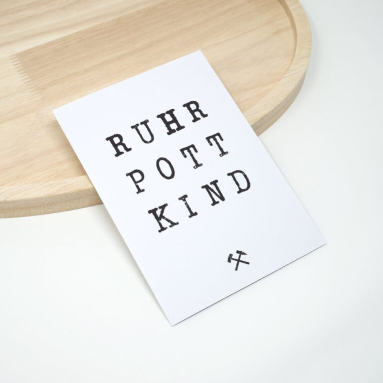 Ruhrpott Kind, Ruhrpott Karte Karten, Geburtstagskarten, Ruhrpott Sprüche Karten