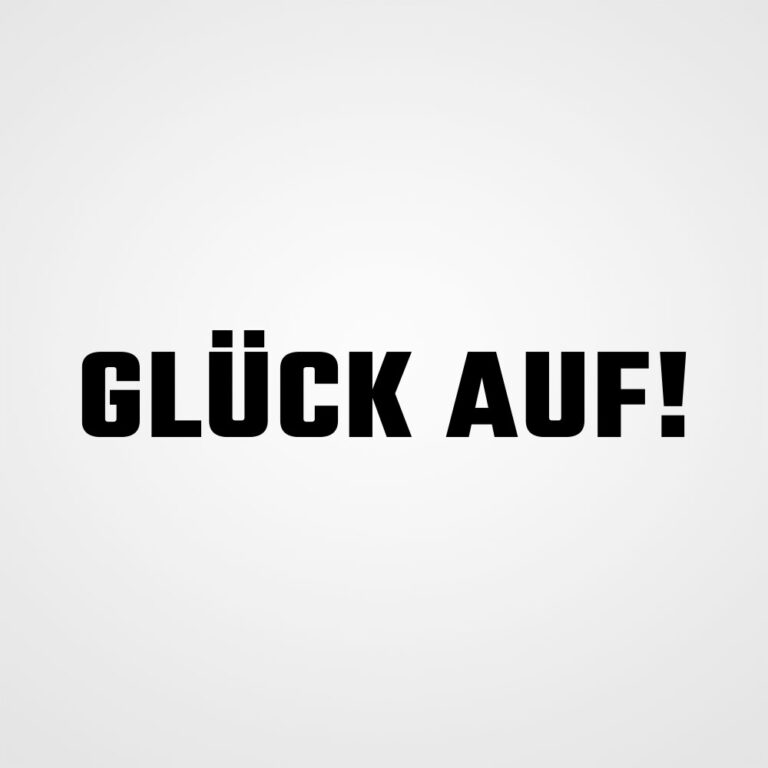 Ruhrpott Aufkleber – Glück Auf! Auto Aufkleber, Möbel Aufkleber, Vinyl Sprüche Aufkleber