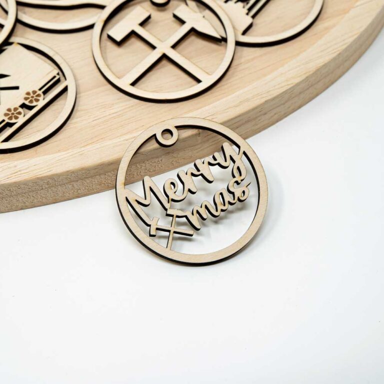 Ruhrpott Holzanhänger – Merry Xmas Geschenke unter 10 Euro, Holz Anhänger, Holzgeschenke